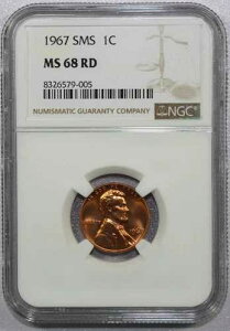 1967�N SMS �����J�[�� �Z���g NGC MS68 RD - PQ �F�� �����R�C���I#494