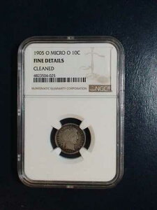 1905 O Barber Dime NGC FINE SILVER 10C �R�C���A�����ɔ����悤�ɉ��i�ݒ肳��Ă��܂�!