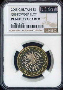 2005�N �C�M���X 2�|���h �Ζ�A�d���� NGC PF69 �E���g���J���I MAC �ō����i�B