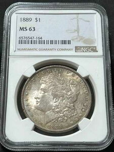 �g�[�����H�ς�?1889�N �����K��-NGC�O���[�h MS63?�J�v�Z����?90%?�č��R���N�^�[�R�C��?164
