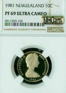 1981�N �j���[�W�[�����h 10�Z���g NGC MAC PF69 UHCAM SOLO �ō����O���[�h �X�|�b�g���X *