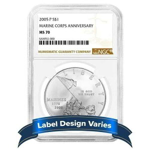 2005-P $1 �C�����L�O��� NGC MS70 �u���E�����x��