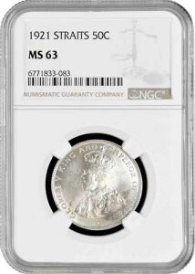 �C���A���n 50�Z���g 1921�N�ANGC MS63�A�u�����W���[�W5���i1911�N - 1935�N�j�v