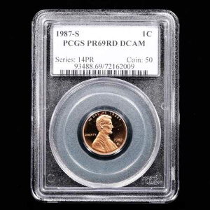 1987-S �v���[�t �����J�[���L�O�Z���g 1�Z���g - PCGS �O���[�h PR69RD DCAM