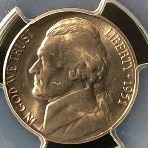 1951-D 5C �W�F�t�@�[�\�� �j�b�P�� PCGS MS65 83670098