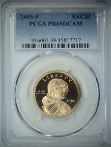 2005-S 1�h�� �l�C�e�B�u�A�����J���h�� PCGS PR69DCAM 23wrc1205