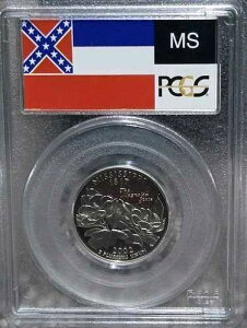 2002-S 25�Z���g ���V���g���B���L�O�N�H�[�^�[ �~�V�V�b�s�B PCGS PR69 DCAM �č��R�C��