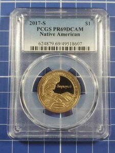 2017 S $1 �T�J�K�E�B�A �h�� PCGS PR69DCAM