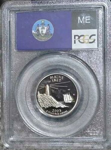 2003-S 25�Z���g ���V���g���B �N�H�[�^�[ ���C�� PCGS PR69 DCAM �č��R�C��