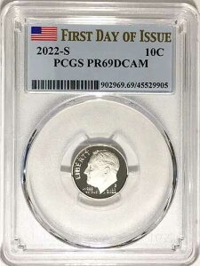 2022�N S �N���b�h �v���[�t ���[�Y�x���g �_�C�� PCGS PR 69 DCAM ���s�������x��