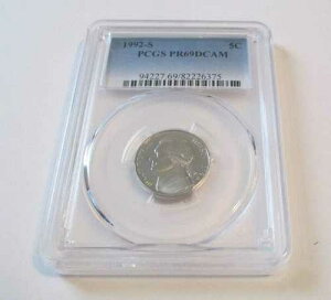 1992-S 5C PCGS PR69DCAM �W�F�t�@�[�\���j�b�P���v���[�t �F�� PCGS #94227.69/82226375