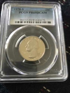 1978-S 25c PCGS PR69DCAM �{���̑f���炵���R�C���A��荂���O���[�h�͉\�ł��傤��?