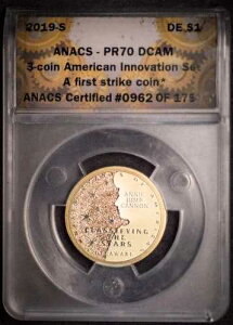 2019 S ANACS PR70 DCAM �A�����J���C�m�x�[�V���� �č������� 1�h���R�C�� ��������