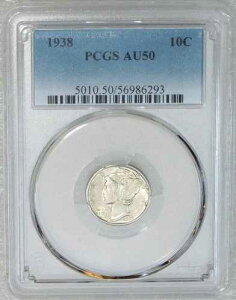 1938�N���}�[�L�����[�_�C�� PCGS AU50 �I���W�i�����X�^�[ �Ӓ�ς� �V�i�z���_�[ #W45A