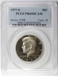 1977-S �P�l�f�B �v���[�t �n�[�t�_���[ PCGS PF69 DCAM �f�B�[�v�J���I 50�Z���g