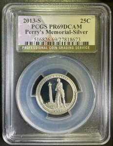 PCGS PR69DCAM 2013-S �y���[�Y�E�������A���E�N�H�[�^�[ NP 25�Z���g �V���o�[ �u���X�g�z���C�g S7