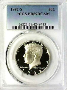 1982-S 50�Z���g �P�l�f�B �n�[�t�_���[ PCGS PR69DCAM �N���b�h 22wls0526