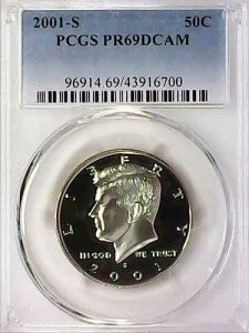 2001-S 50�Z���g �P�l�f�B �n�[�t�_���[ PCGS PR69DCAM �N���b�h 22rwt0822