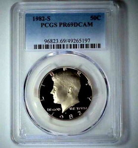 1982-S 50�Z���g �P�l�f�B �n�[�t�_���[ PCGS PR69DCAM CN �N���b�h 25aho0221