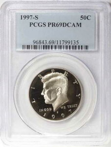 1997-S �P�l�f�B �v���[�t �n�[�t�_���[ PCGS PF69 DCAM �f�B�[�v�J���I 50�Z���g