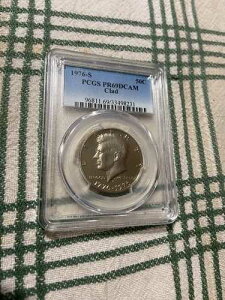 1976 �N S �P�l�f�B �o�C�Z���e�j�A�� �n�[�t �h�� �N���b�h PCGS PR69DCAM !!!NICE!!!