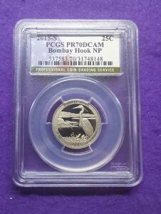 2015 S PCGS PR70 DCAM �{���x�C�t�b�N NP �X���u�h �N�H�[�^�[ 25�Z���g