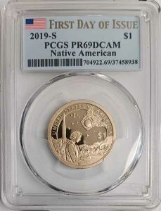 2019 S �v���[�t 1�h�� �l�C�e�B�u�A�����J���u�F���v��v PCGS PR69DCAM-FDOI