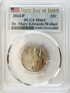 2024�N P �A�����J�����p�N�H�[�^�[ ���A���[�E�G�h���[�Y�E�E�H�[�J�[���m PCGS MS 65 FDOI���x��