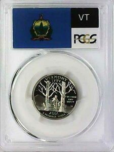 2001-S 25�Z���g �B�N�H�[�^�[ �o�[�����g PCGS PR69 DCAM CLAD 22sht0613