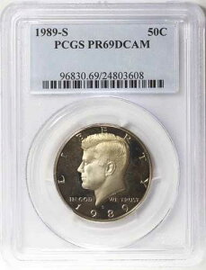 1989-S �P�l�f�B �v���[�t �n�[�t�_���[ PCGS PF69 DCAM �f�B�[�v�J���I 50�Z���g