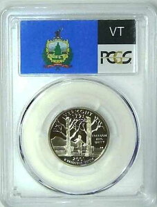 2001-S 25�Z���g �B�N�H�[�^�[ �o�[�����g PCGS PR69 DCAM CLAD 22hlt0224