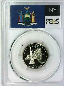 2001-S 25�Z���g �j���[���[�N�B �N�H�[�^�[�ݕ� PCGS PR69 DCAM CLAD 22csr0427