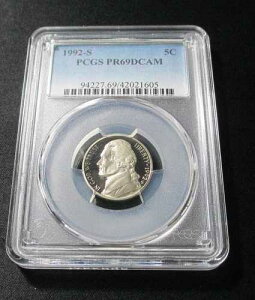 1992-S 5C PCGS PR69DCAM �W�F�t�@�[�\���j�b�P���v���[�t �F�� PCGS #94227.69/42021605