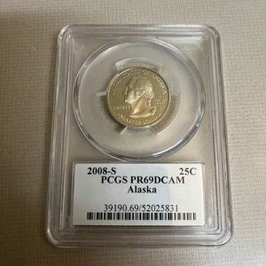 2008 S 25�Z���g PCGS PR69 �f�B�[�v�J���I �A���X�J�B �B�����x�� �O���Y���[�x�A