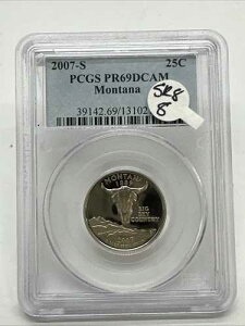 2007�N �샂���^�i�B 25�Z���g �N�H�[�^�[�R�C�� PCGS PR69DCAM SR8-8