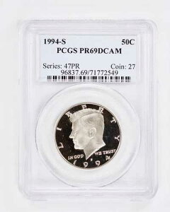 1994-S �v���[�t �P�l�f�B �n�[�t�_���[ PCGS PR69 DCAM �f�B�[�v�J���I 50�Z���g