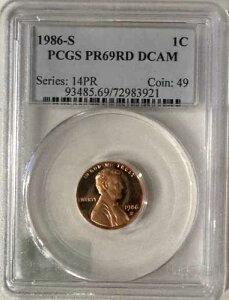 1986-S �����J�[�� �Z���g PCGS PR69RD DCAM