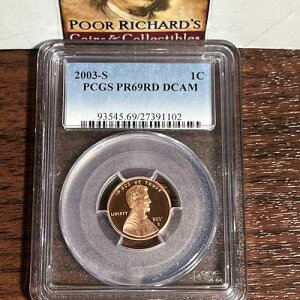 2003�N S �����J�[�� PCGS�F�� PR69RD DCAM �f���炵���R�C���I *X177