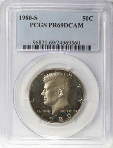 1980�N�� �P�l�f�B �v���[�t �n�[�t�_���[ PCGS PF69 DCAM �f�B�[�v�J���I 50�Z���g