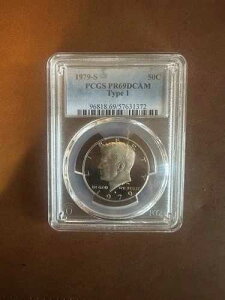 1979-S �P�l�f�B �v���[�t �n�[�t�_���[ �^�C�v1 PCGS PF69 DCAM �f�B�[�v�J���I 50�Z���g 70�Z���g