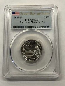 2019-P �A�����J���������A���N�H�[�^�[ PCGS MS67 ATB/NP ���s����