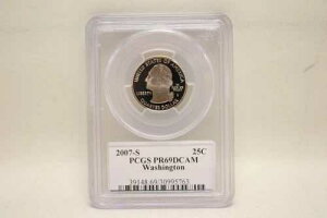 PCGS PR69DCAM 2007-S 25�Z���g ���V���g���B�N�H�[�^�[�t���b�O�V���[�Y