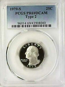 1979-S 25�Z���g ���V���g�� �N�H�[�^�[ PCGS PR69DCAM �^�C�v2 �N���b�h 22rlu0504