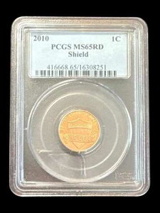 2010�N 1�Z���g �����J�[���V�[���h �Z���g PCGS MS65RD USA �y�j�[ - Z8