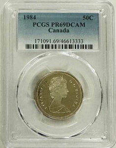 1984�N �J�i�_ 50�Z���g PCGS GRADED PR69DCAM (�ቿ�i) # N 13