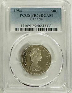 1984�N �J�i�_ 50�Z���g PCGS PR69DCAM �� LOW POP�u�ቿ�i�v # OA 53