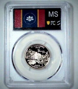 2002-S 25C �X�e�[�g �N�H�[�^�[ �~�V�V�b�s�B PCGS PR69 DCAM CN CLAD 25atl0108