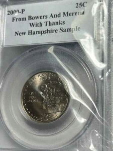 �󏭂�PCGS 2000-P �j���[�n���v�V���[�T���v�� 25�Z���g Bowers & Merena��芴�ӂ����߂�