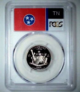 2002-S 25�Z���g �B�N�H�[�^�[ �e�l�V�[�B PCGS PR69 DCAM CN CLAD 25atl0108