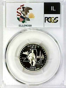 2003-S 25�Z���g �B�N�H�[�^�[ �C���m�C�B PCGS PR69 DCAM CLAD 22wut0813